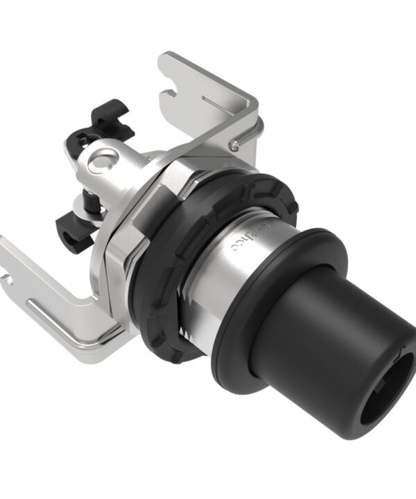 Southco Actuator, Single or Multi Point, with Cable Bracket, Push Button, Locking, Reversible R001 (Keys Not Included), Nylon, Black