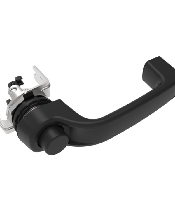 Southco Actuator, Single or Multi Point, with Cable Bracket, Push Button Handle, Non-Locking, Nylon, Black