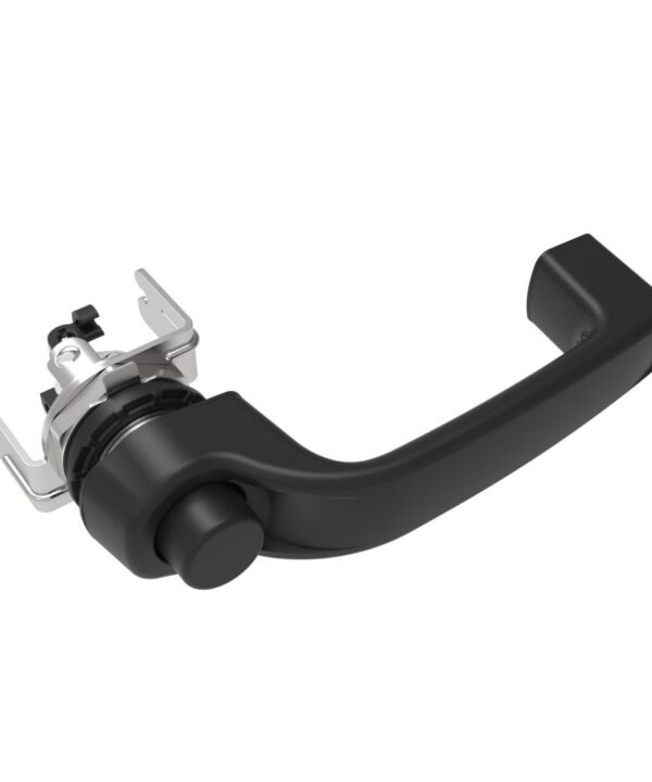 Southco Actuator, Single or Multi Point, with Cable Bracket, Push Button Handle, Non-Locking, Nylon, Black