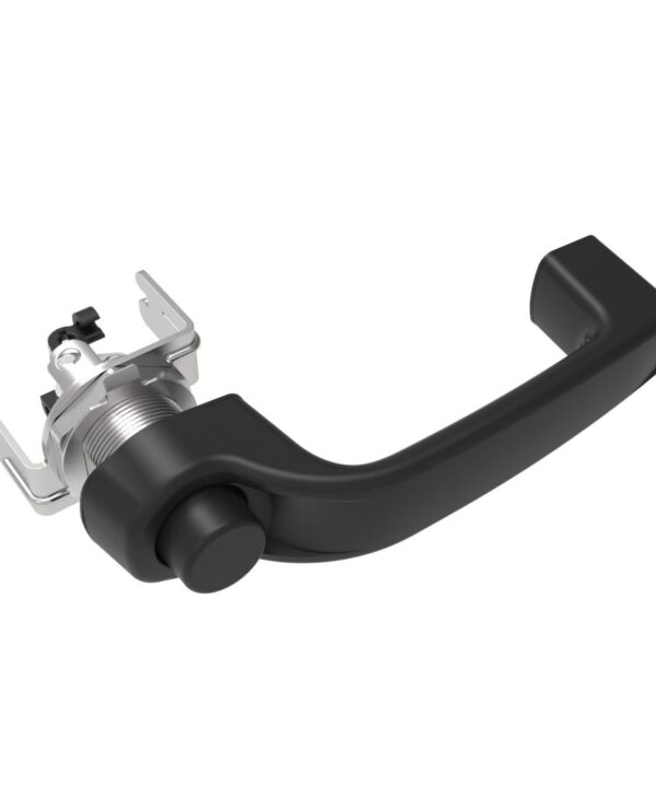 Southco Actuator, Single or Multi Point, with Cable Bracket, Push Button Handle, Non-Locking, Nylon, Black