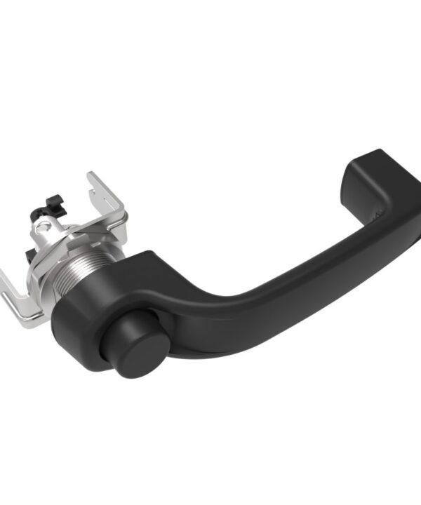 Southco Actuator, Single or Multi Point, with Cable Bracket, Push Button Handle, Non-Locking, Nylon, Black