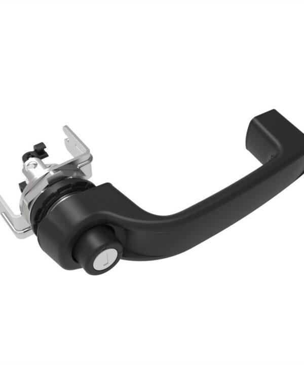 Southco Actuator, Single or Multi Point, with Cable Bracket, Push Button Handle, CH 751 Key (2 Keys Included), Nylon, Black