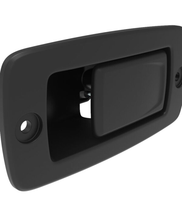 Southco Actuator, Paddle (includes bracket and screws), Non-Locking, Glass Filled Nylon, Black
