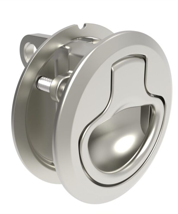 Southco Actuator, No Restriction, Small Size, 316 Stainless Steel, Electropolished, Bright