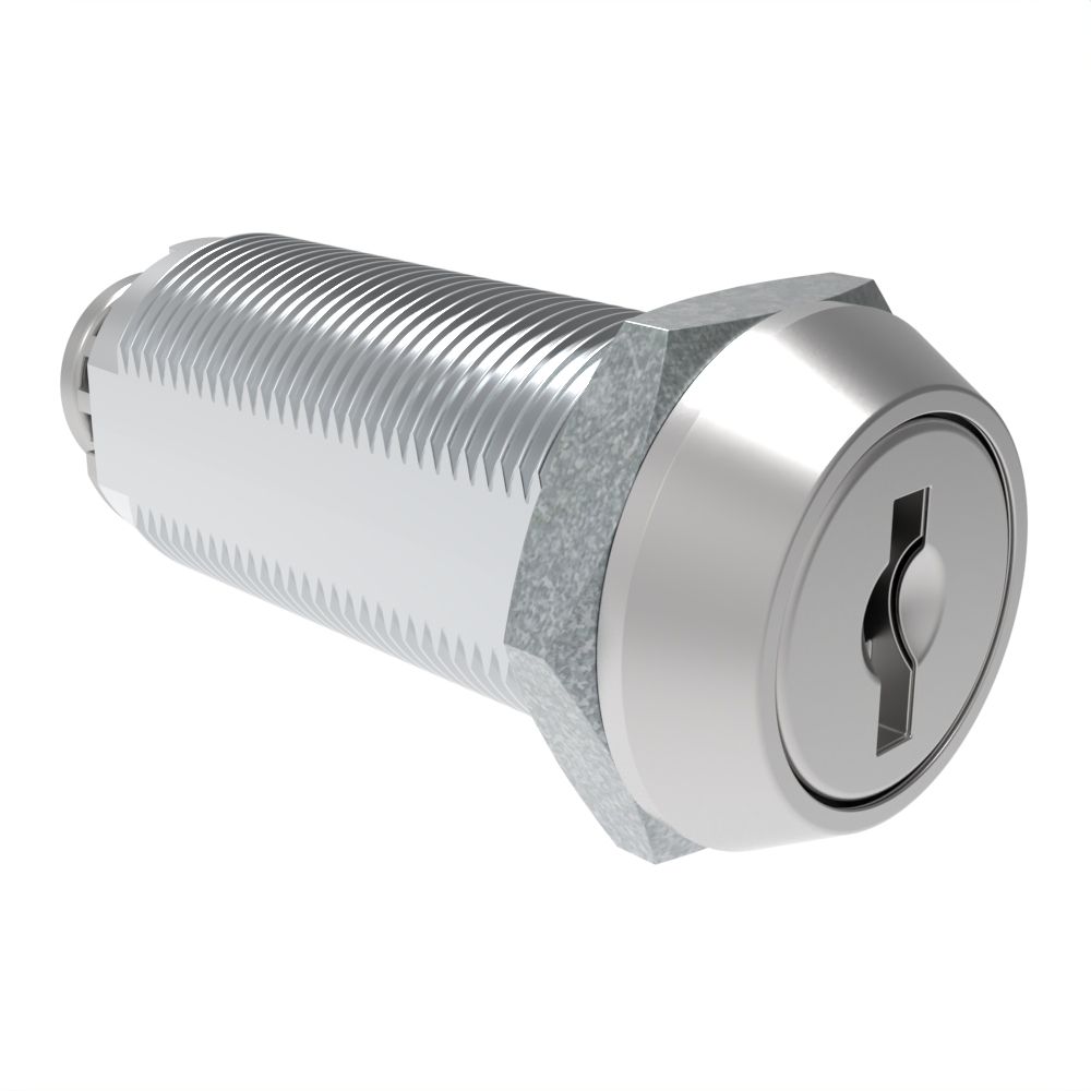 Southco Cam Lock Latch, Zinc Alloy, Stainless Covered Core, Stainless Covered Housing