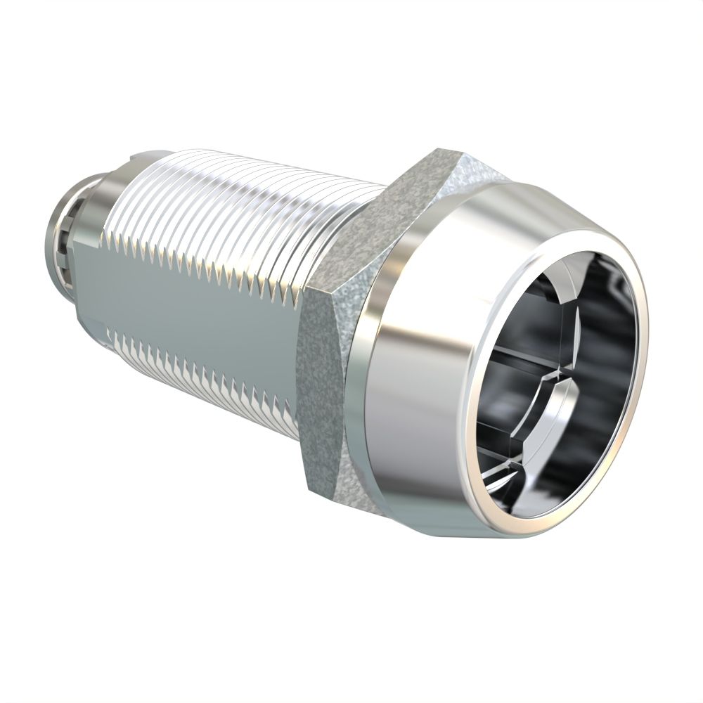 Southco Cam Lock Latch, Zinc Alloy, No Core, Stainless Covered Housing