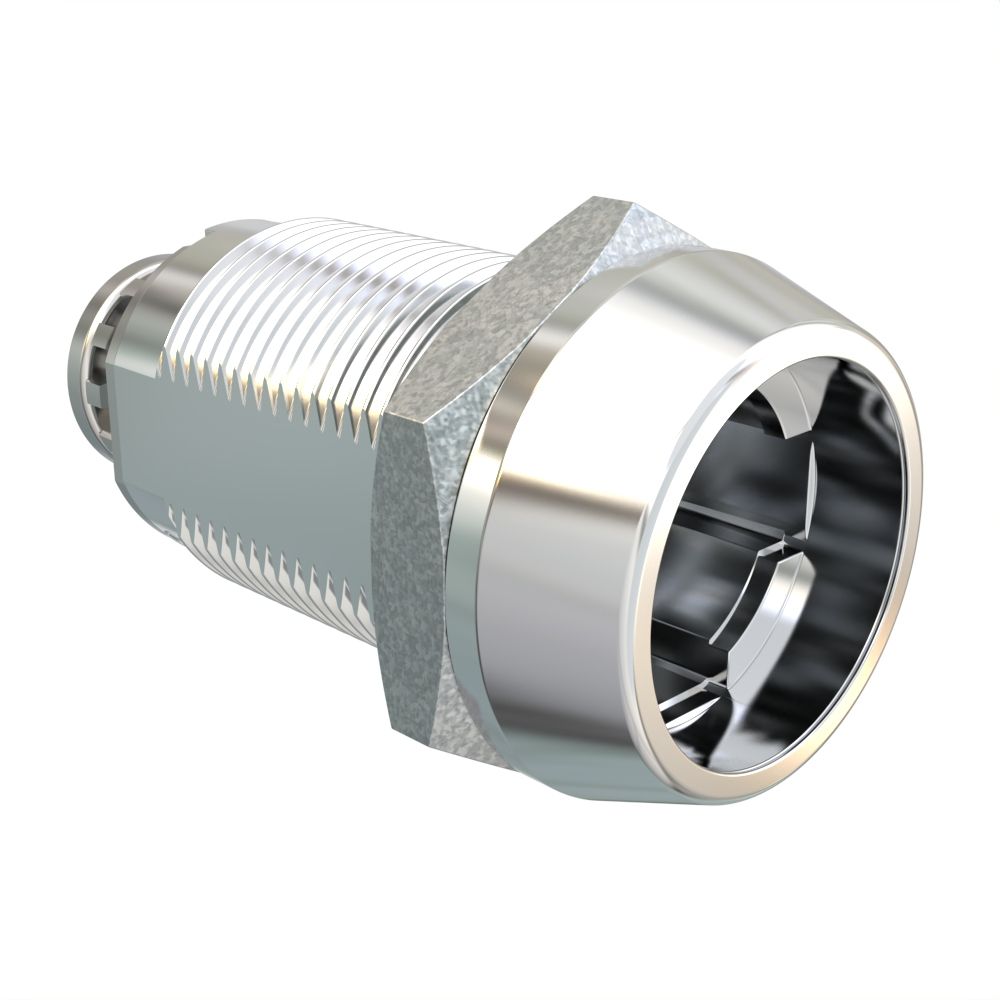 Southco Cam Lock Latch, Zinc Alloy, No Core, Stainless Covered Housing