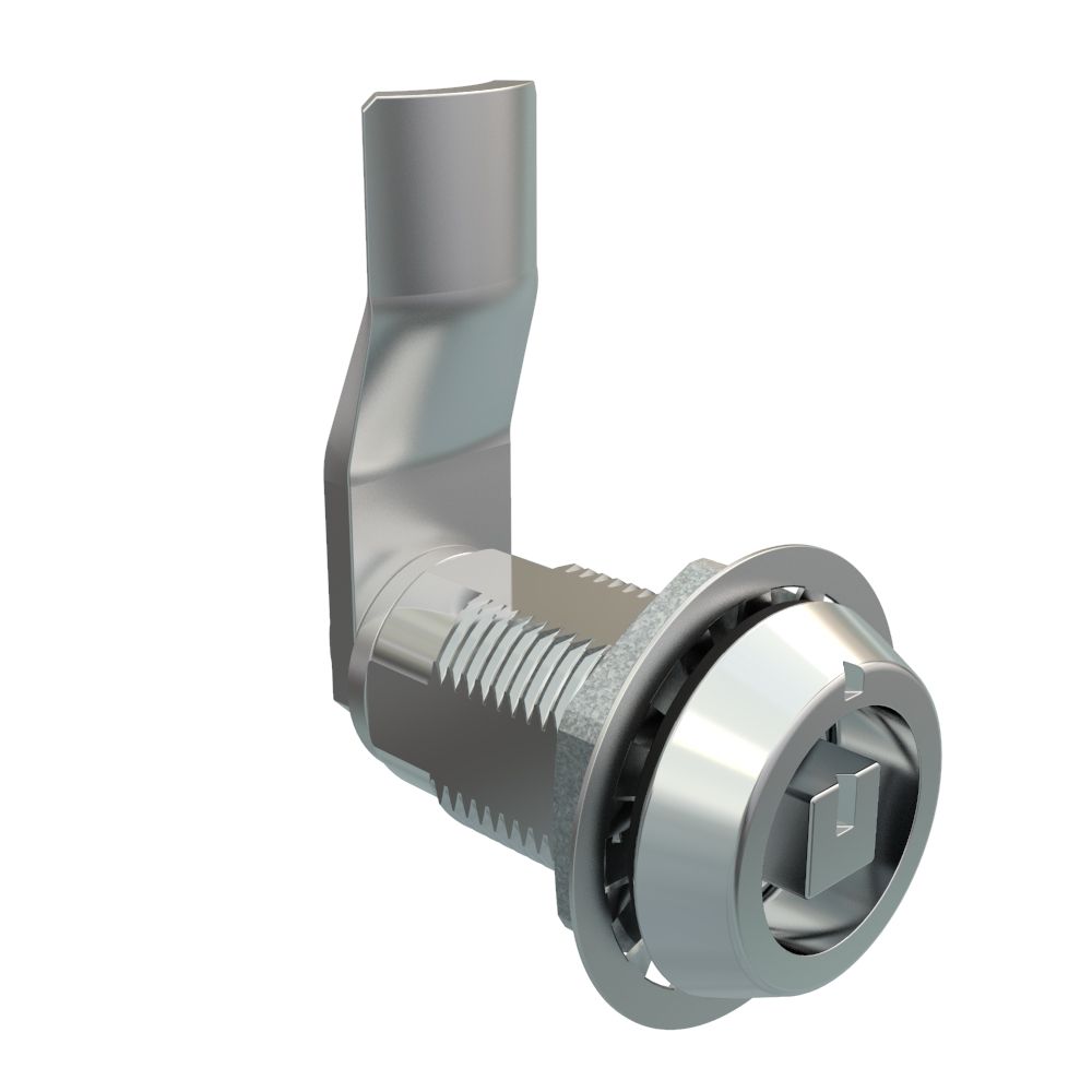 Southco VISE ACTION® Compression Latch, Large Size, 8 mm Square, Zinc Alloy, Chrome Plated, Bright, 29 mm (1.14 in) Grip