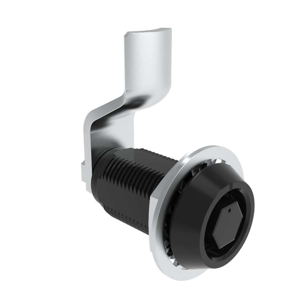 Southco VISE ACTION® Compression Latch, Large Size, Bellcore 216, Aluminum Alloy, Hard Anodized, Black, 20 mm (0.79 in) Grip
