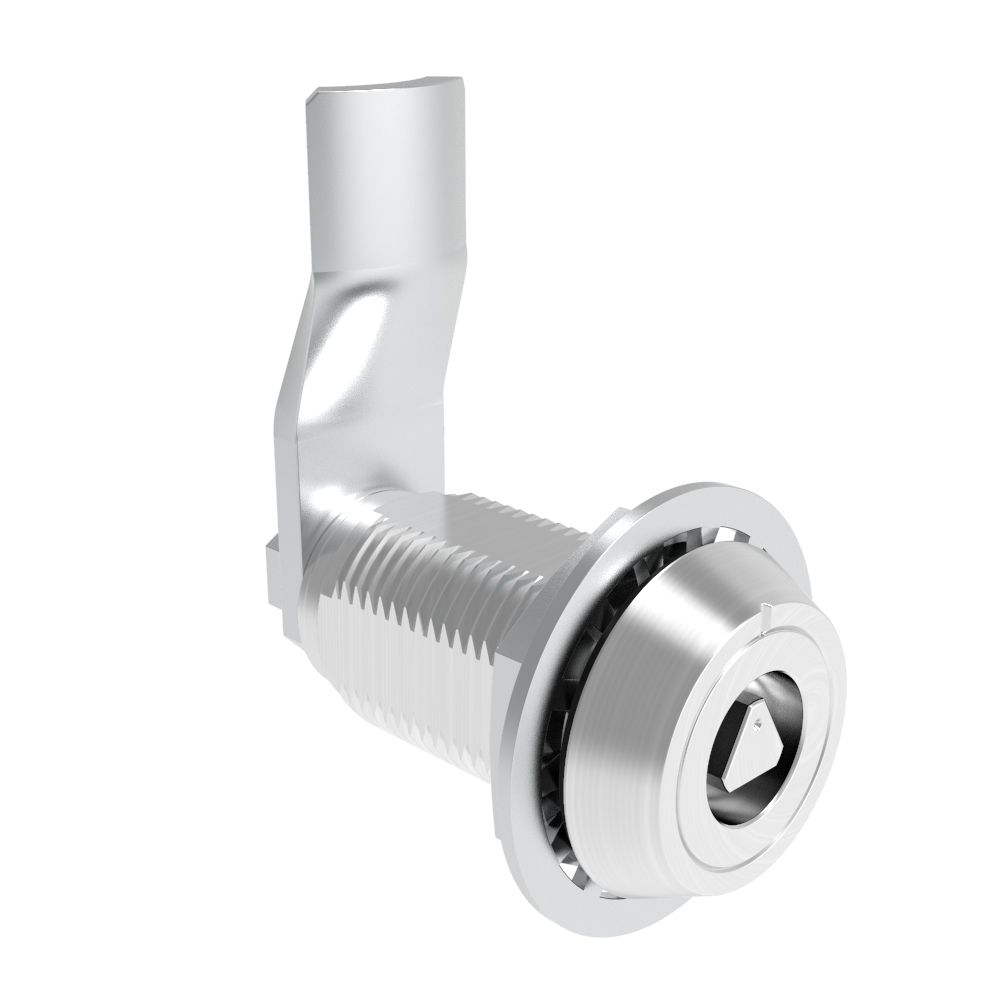 Southco VISE ACTION® Compression Latch, Large Size, 7 mm Triangle, Aluminum Alloy, Powder Coated, Clear, 36 mm (1.42 in) Grip