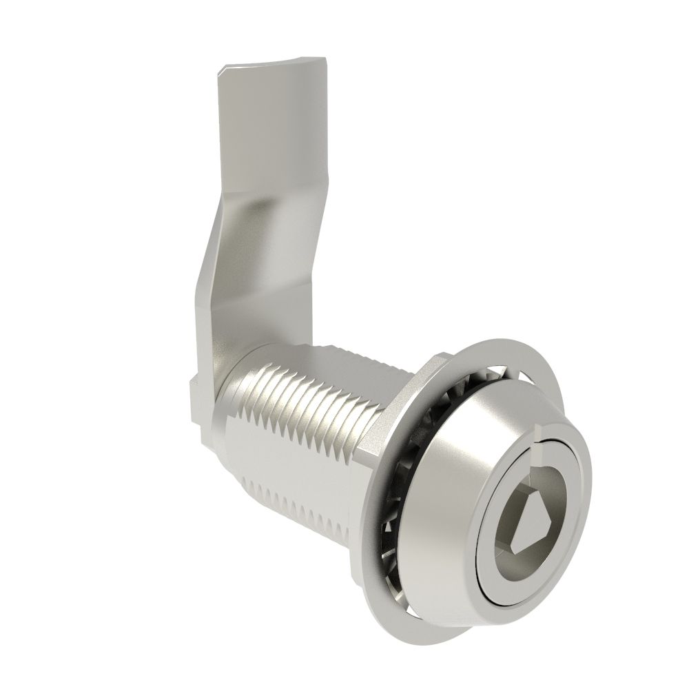 Southco VISE ACTION® Compression Latch, Large Size, 7 mm Triangle, Stainless Steel, Electropolished Bright, 27 mm (1.06 in) Grip