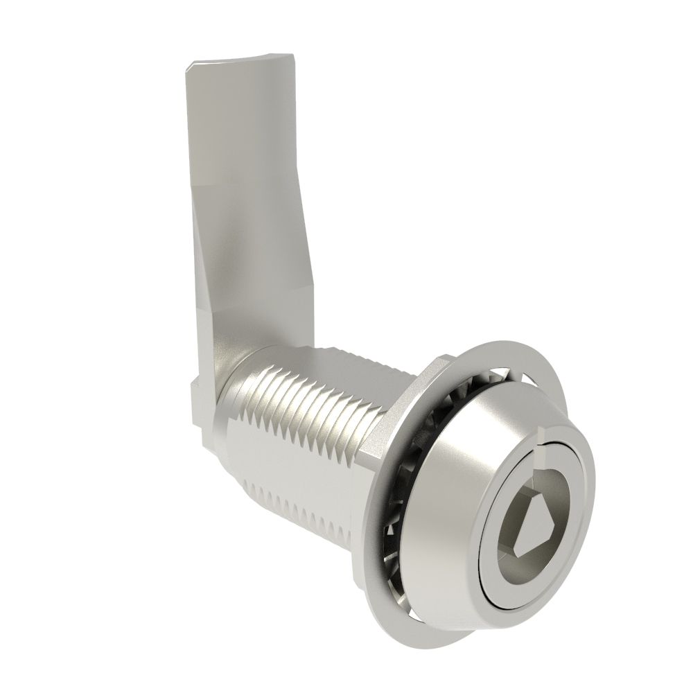 Southco VISE ACTION® Compression Latch, Large Size, 7 mm Triangle, Stainless Steel, Electropolished Bright, 33 mm (1.3 in) Grip