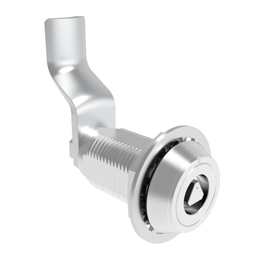 Southco VISE ACTION® Compression Latch, Large Size, 7 mm Triangle, Aluminum Alloy, Powder Coated, Clear, 50 mm (1.97 in) Grip