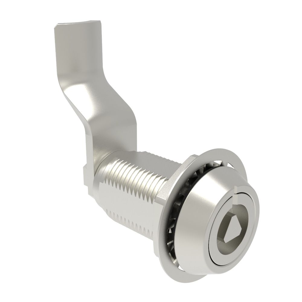 Southco VISE ACTION® Compression Latch, Large Size, 7 mm Triangle, Stainless Steel, Electropolished Bright, 45 mm (1.77 in) Grip
