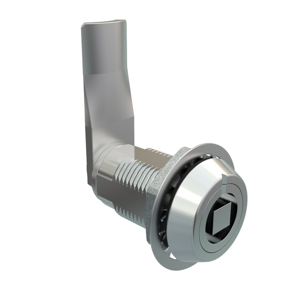 Southco VISE ACTION® Compression Latch, Large Size, 7 mm Square, Zinc Alloy, Chrome Plated, Bright, 33 mm (1.3 in) Grip