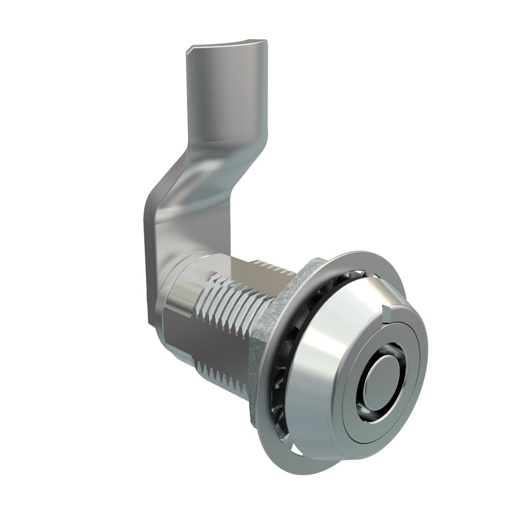 Southco VISE ACTION® Compression Latch, Large Size, Southco® Tubular Key, Zinc Alloy, Chrome Plated, Bright, 21 mm (0.83 in) Grip