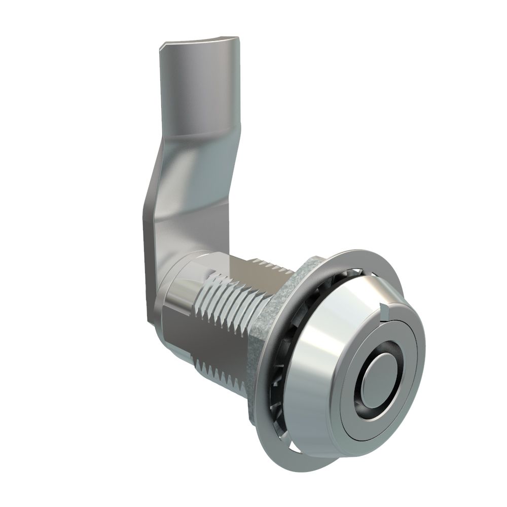 Southco VISE ACTION® Compression Latch, Large Size, Southco® Tubular Key, Zinc Alloy, Chrome Plated, Bright, 31 mm (1.22 in) Grip