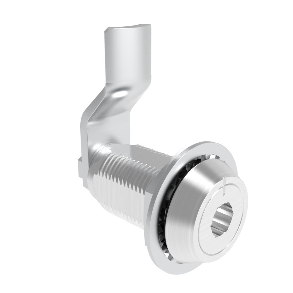Southco VISE ACTION® Compression Latch, Large Size, 8 mm Hex Recess, Aluminum Alloy, Powder Coated, Clear, 28 mm (1.1 in) Grip
