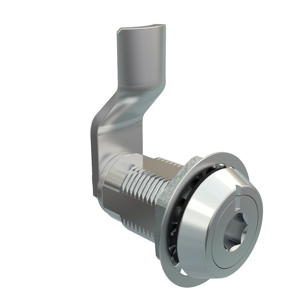 Southco VISE ACTION® Compression Latch, Large Size, 8 mm Hex Recess, Zinc Alloy, Chrome Plated, Bright, 25 mm (0.98 in) Grip