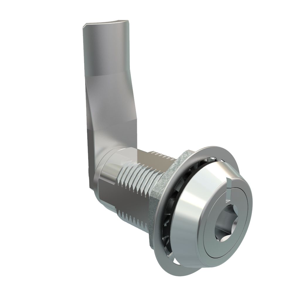 Southco VISE ACTION® Compression Latch, Large Size, 8 mm Hex Recess, Zinc Alloy, Chrome Plated, Bright, 33 mm (1.3 in) Grip