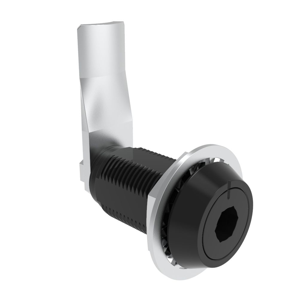 Southco VISE ACTION® Compression Latch, Large Size, 8 mm Hex Recess, Aluminum Alloy, Hard Anodized, Black, 38 mm (1.5 in) Grip