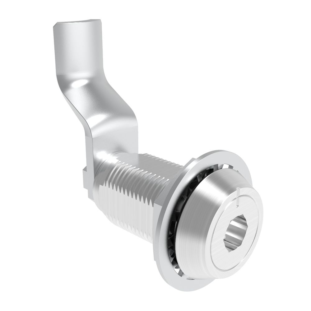 Southco VISE ACTION® Compression Latch, Large Size, 8 mm Hex Recess, Aluminum Alloy, Powder Coated, Clear, 46 mm (1.81 in) Grip