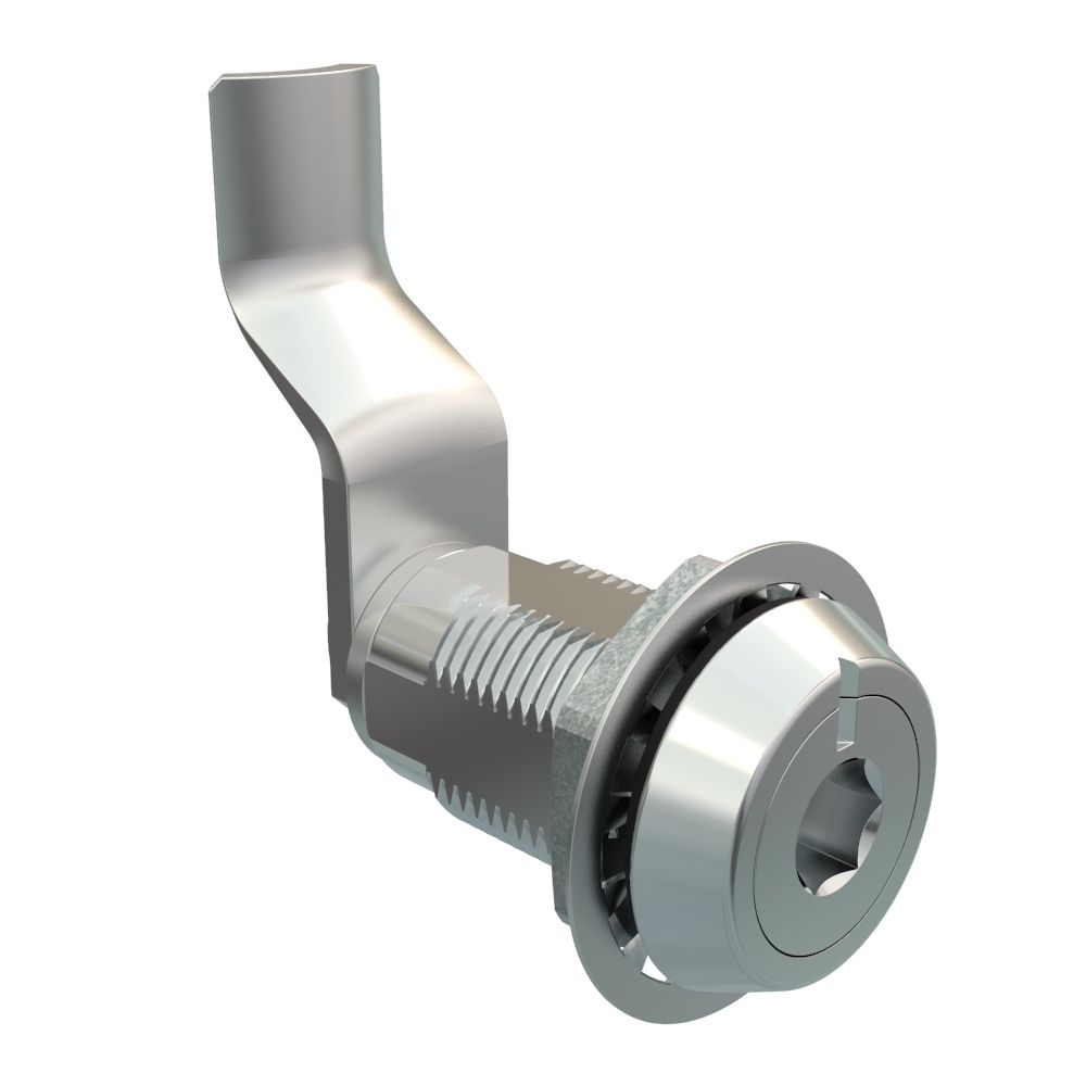 Southco VISE ACTION® Compression Latch, Large Size, 8 mm Hex Recess, Zinc Alloy, Chrome Plated, Bright, 45 mm (1.77 in) Grip