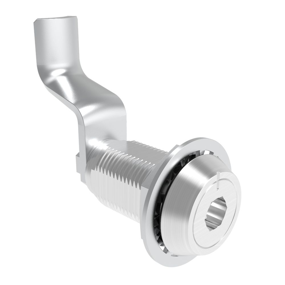Southco VISE ACTION® Compression Latch, Large Size, 8 mm Hex Recess, Aluminum Alloy, Powder Coated, Clear, 54 mm (2.13 in) Grip