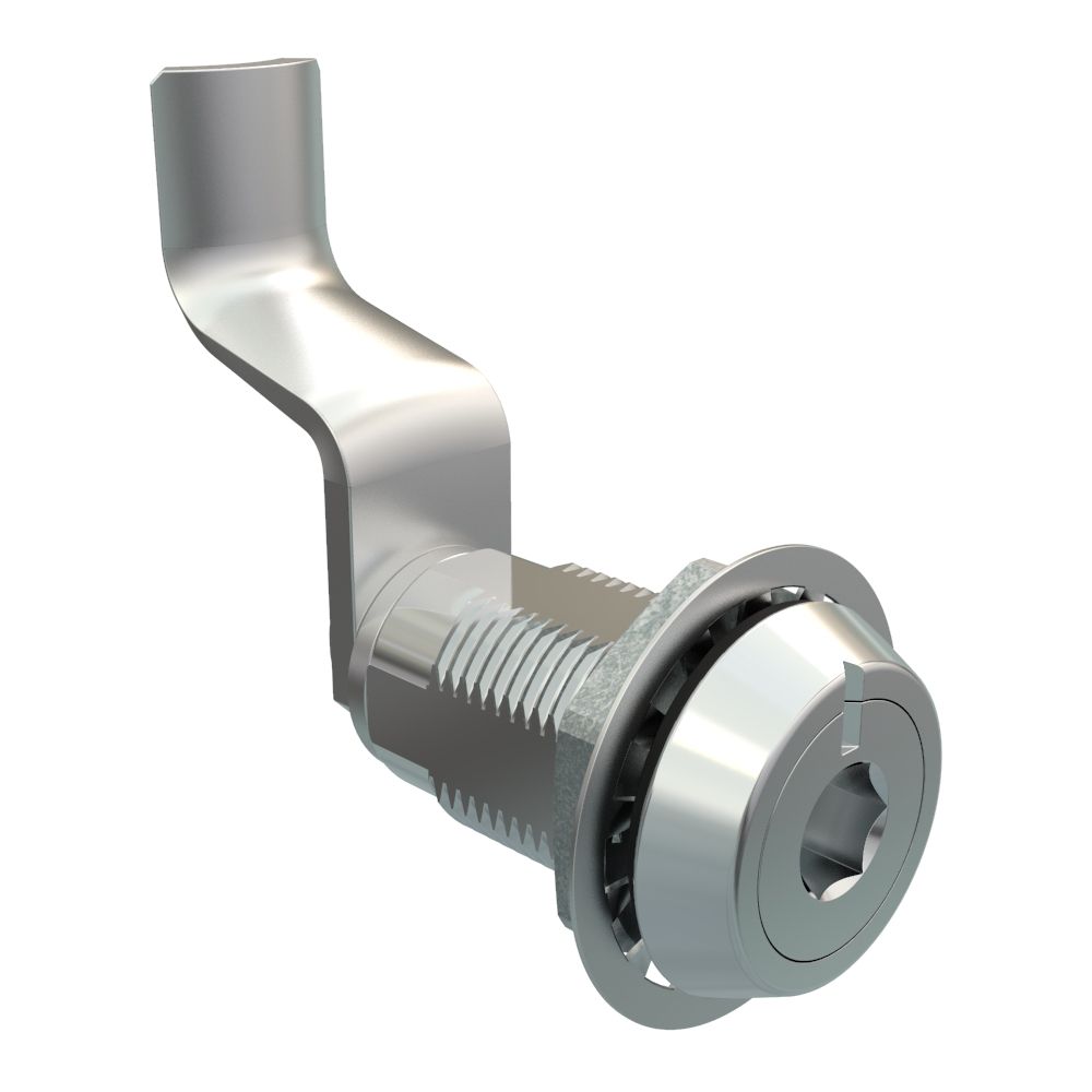 Southco VISE ACTION® Compression Latch, Large Size, 8 mm Hex Recess, Zinc Alloy, Chrome Plated, Bright, 47 mm (1.85 in) Grip