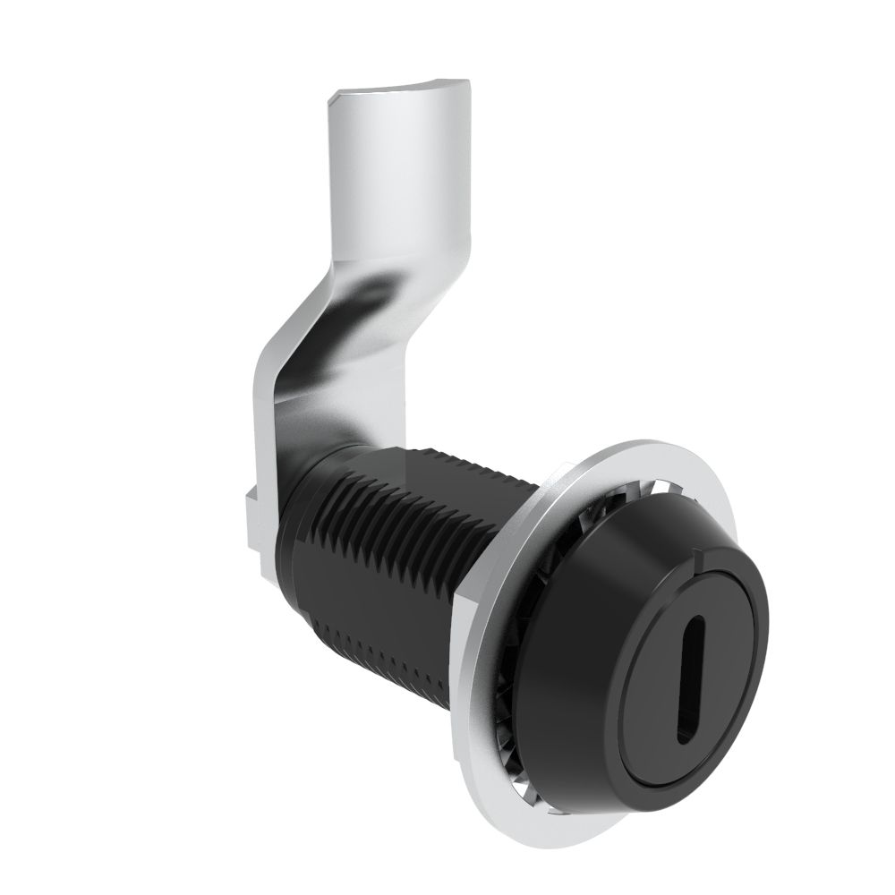 Southco VISE ACTION® Compression Latch, Large Size, Slotted Recess, Aluminum Alloy, Hard Anodized, Black, 26 mm (1.02 in) Grip