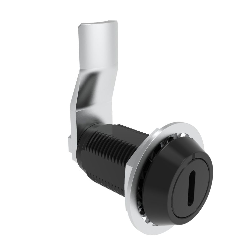 Southco VISE ACTION® Compression Latch, Large Size, Slotted Recess, Aluminum Alloy, Hard Anodized, Black, 32 mm (1.26 in) Grip