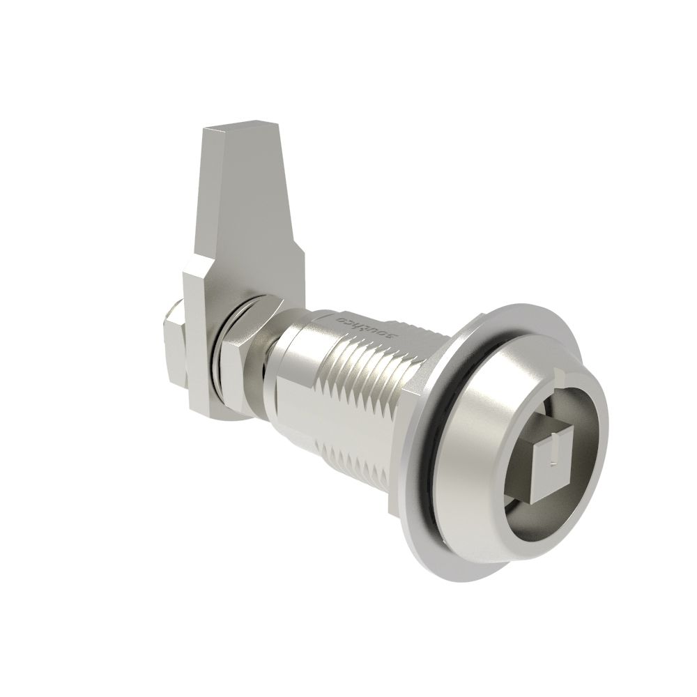 Southco VISE ACTION® Compression Latch, Large Size, 8 mm Square, Stainless Steel, Electropolished Bright