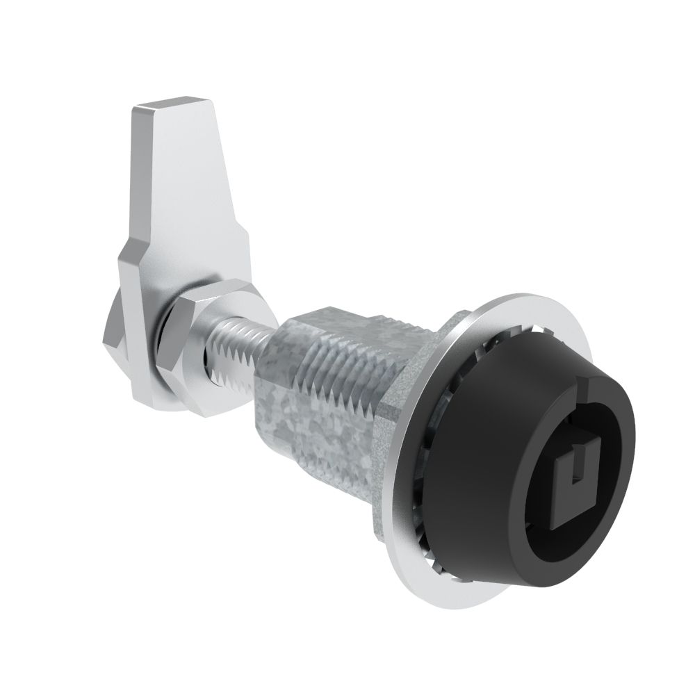 Southco VISE ACTION® Compression Latch, Large Size, Railway Standard, Zinc Alloy, Powder Coated, Black