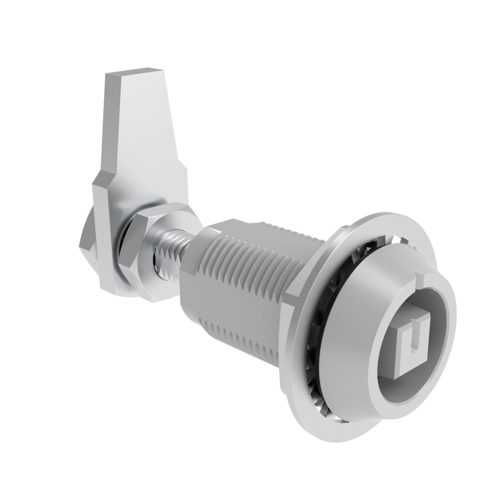 Southco VISE ACTION® Compression Latch, Large Size, Railway Standard, Aluminum Alloy, Powder Coated, Silver