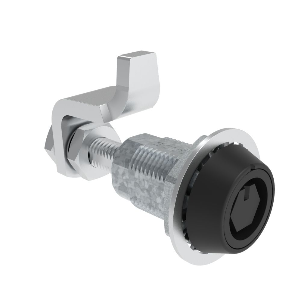 Southco VISE ACTION® Compression Latch, Large Size, Bellcore 216, Zinc Alloy, Powder Coated, Black