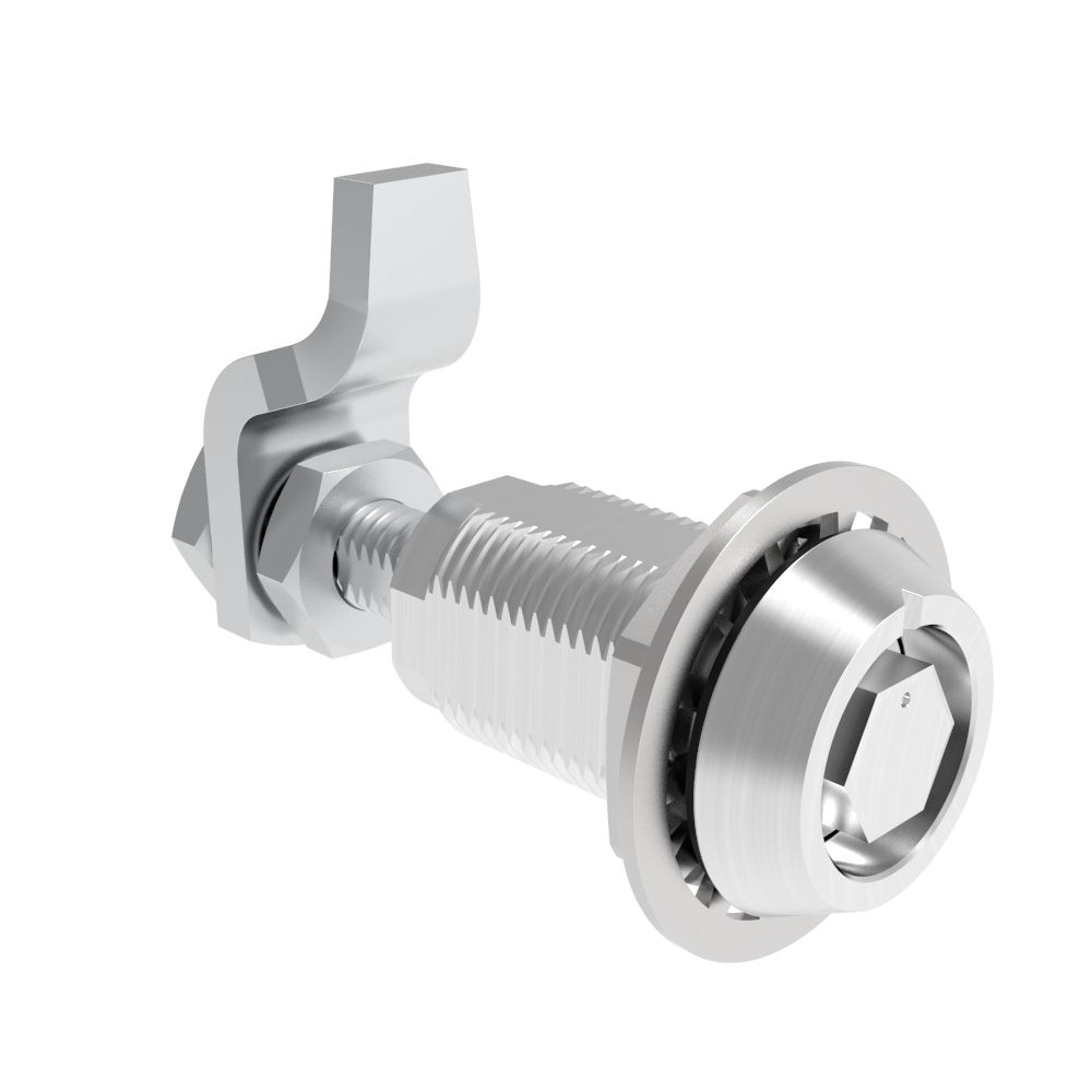 Southco VISE ACTION® Compression Latch, Large Size, Bellcore 216, Aluminum Alloy, Powder Coated, Clear