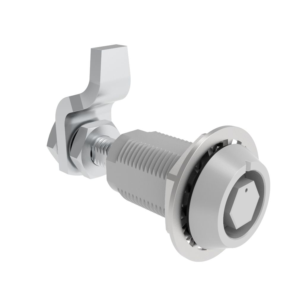 Southco VISE ACTION® Compression Latch, Large Size, Bellcore 216, Aluminum Alloy, Powder Coated, Silver