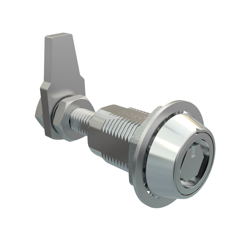 Southco VISE ACTION® Compression Latch, Large Size, Bellcore 216, Zinc Alloy, Chrome Plated, Bright
