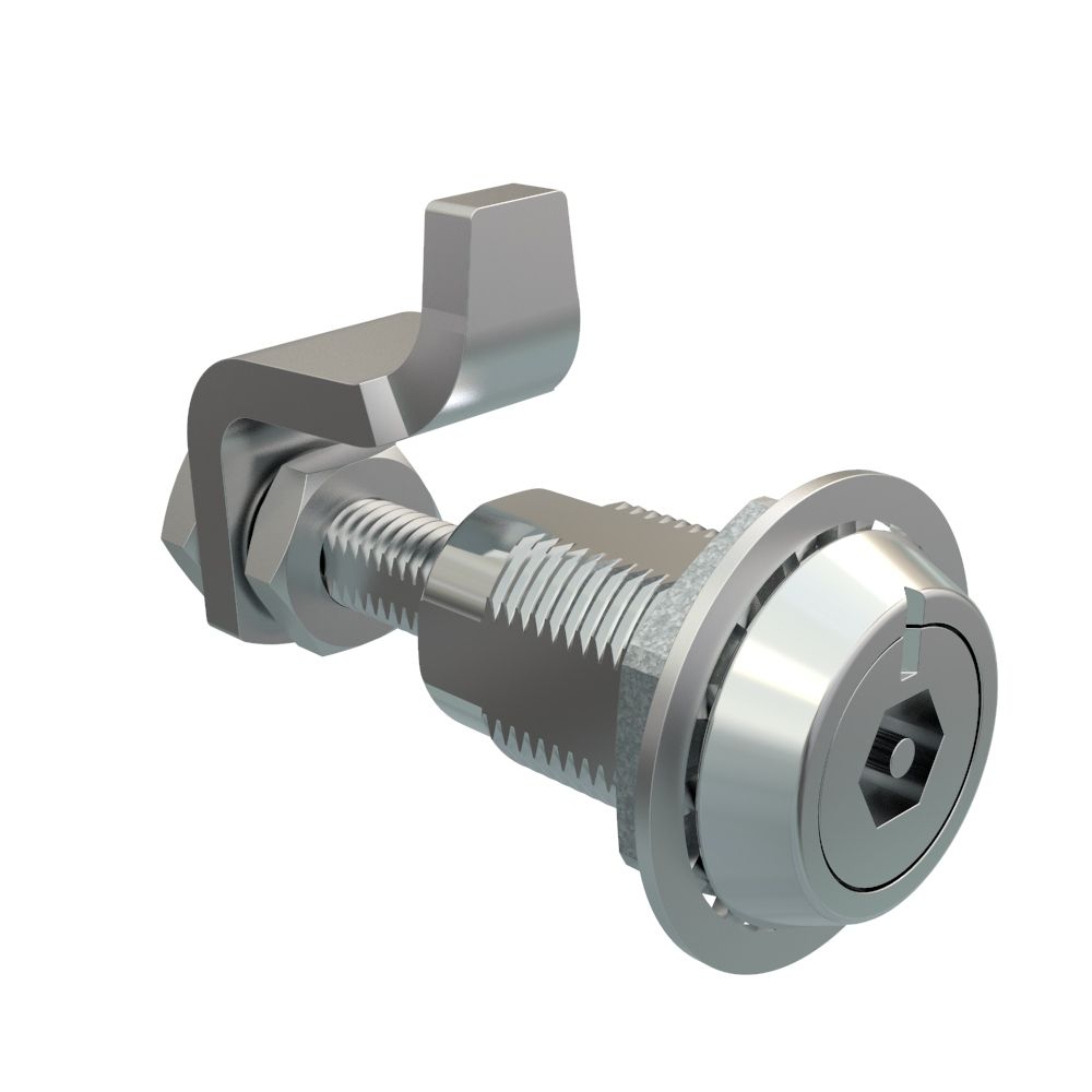 Southco VISE ACTION® Compression Latch, Large Size, Bellcore Electronics, Zinc Alloy, Chrome Plated, Bright