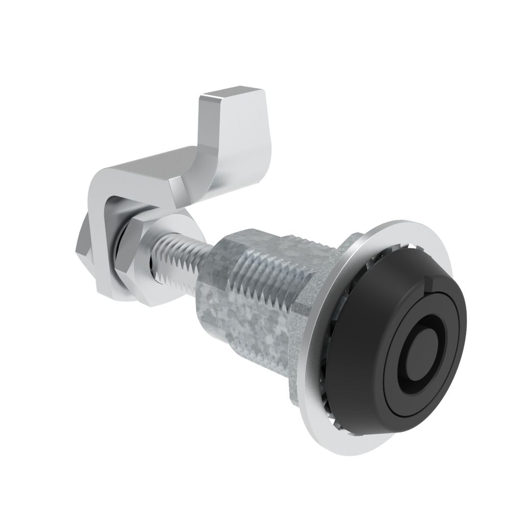 Southco VISE ACTION® Compression Latch, Large Size, Southco® Tubular Key, Zinc Alloy, Powder Coated, Black
