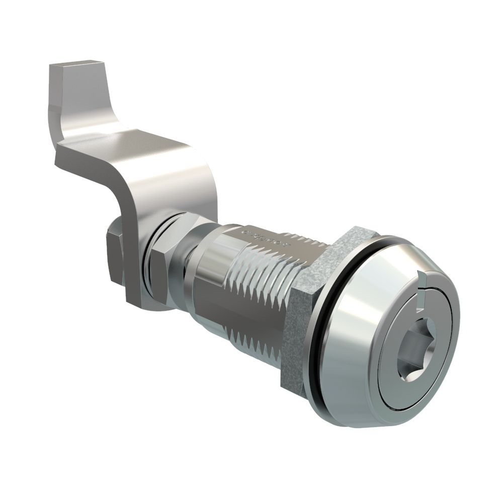 Southco VISE ACTION® Compression Latch, Large Size, 8 mm Hex Recess, Zinc Alloy, Chrome Plated, Bright