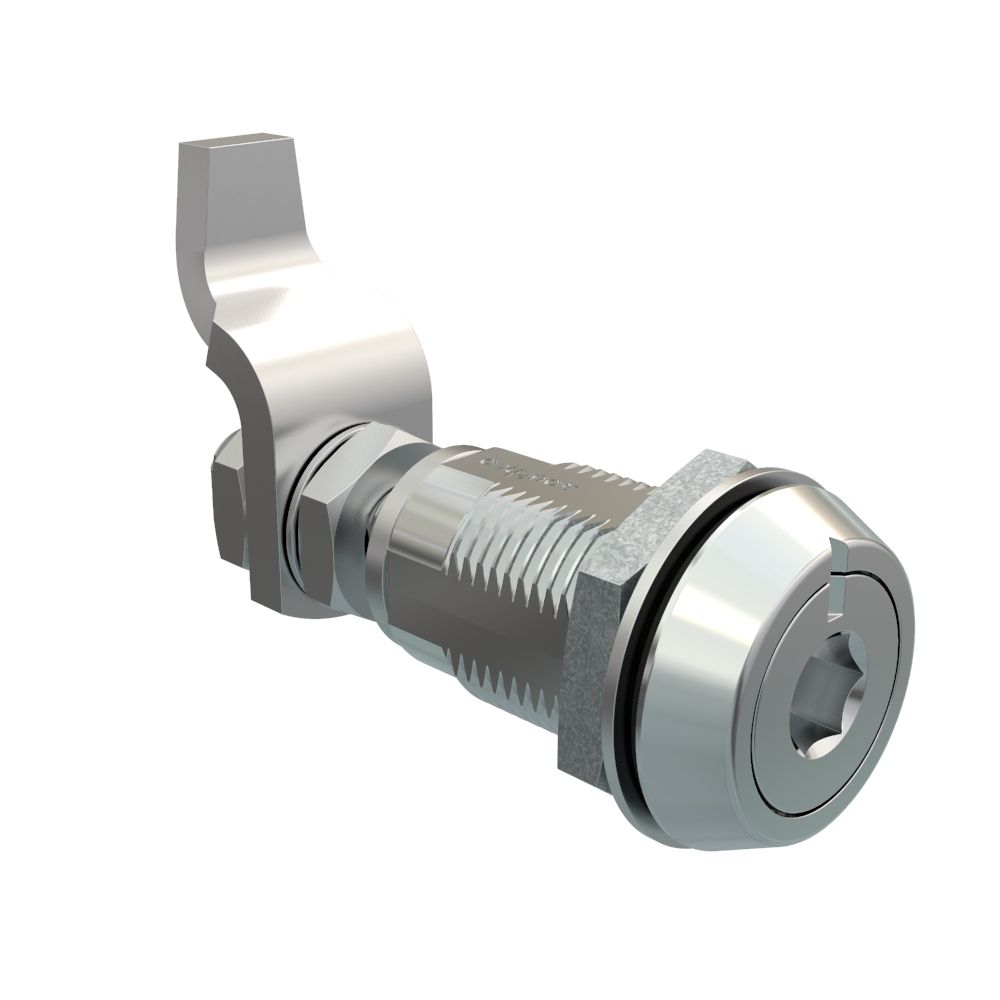 Southco VISE ACTION® Compression Latch, Large Size, 8 mm Hex Recess, Zinc Alloy, Chrome Plated, Bright