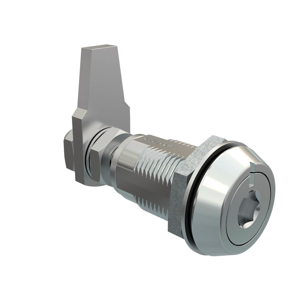 Southco VISE ACTION® Compression Latch, Large Size, 8 mm Hex Recess, Zinc Alloy, Chrome Plated, Bright