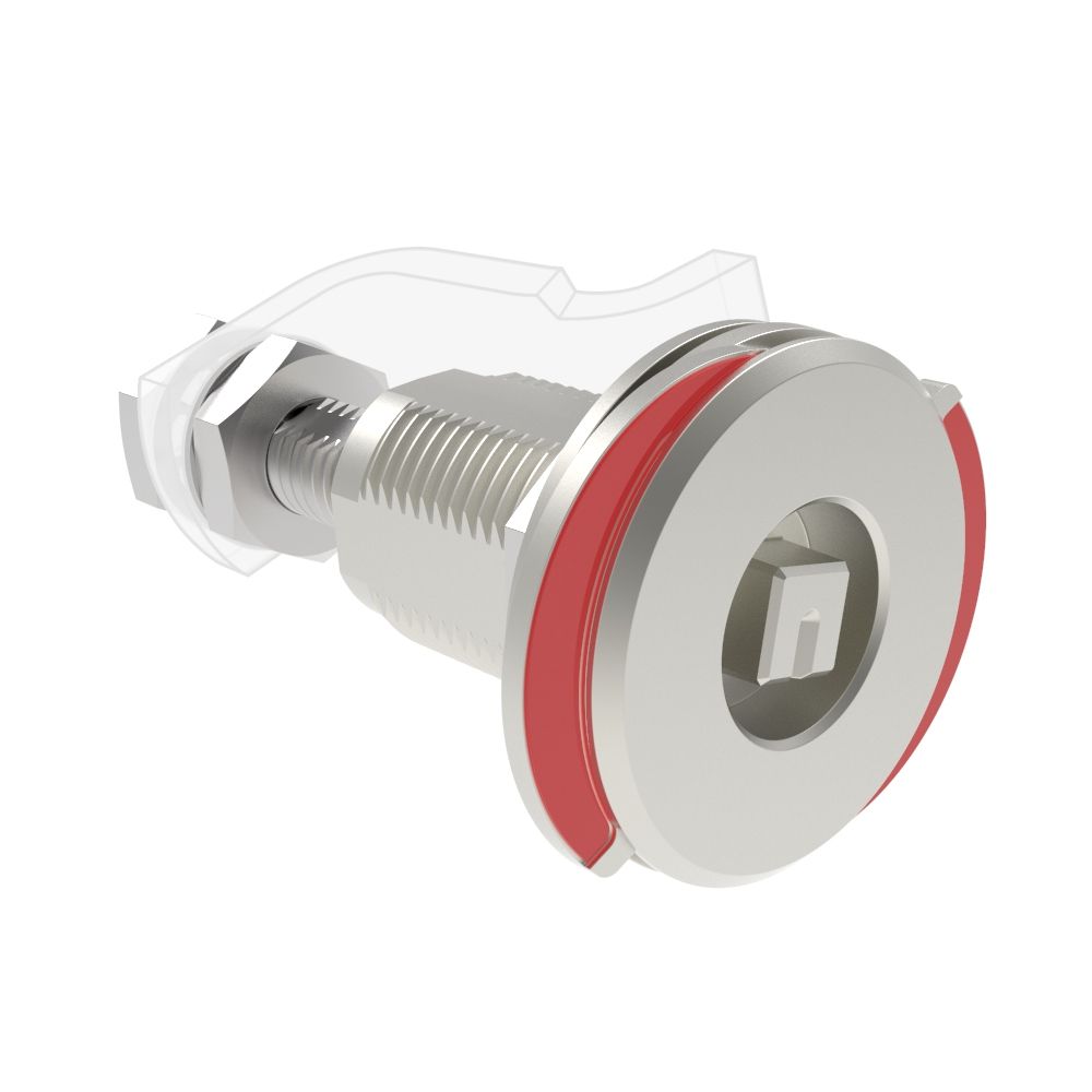 Southco VISE ACTION® Compression Latch, Large Size, 8 mm Square, Stainless Steel, Electropolished