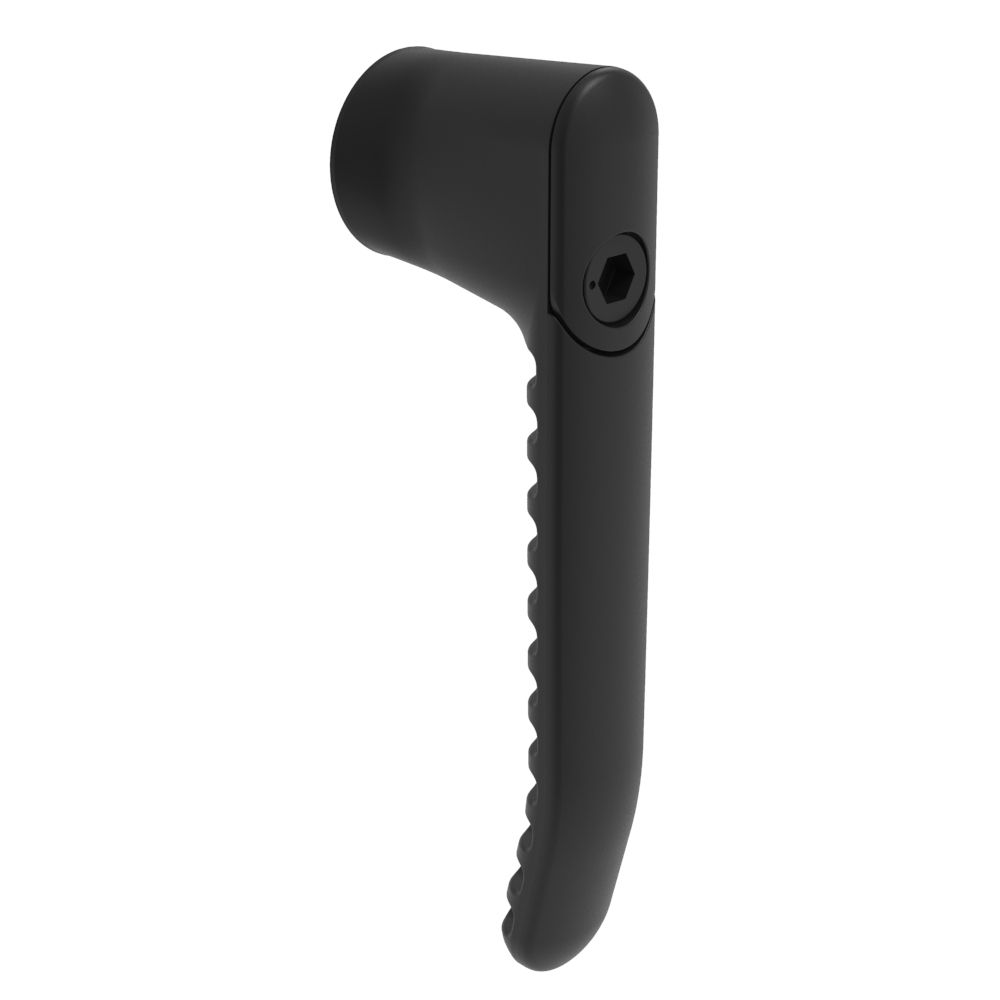 Southco M4 Handle, 8 mm Hex Tool Access, Glass-Filled Nylon, Black