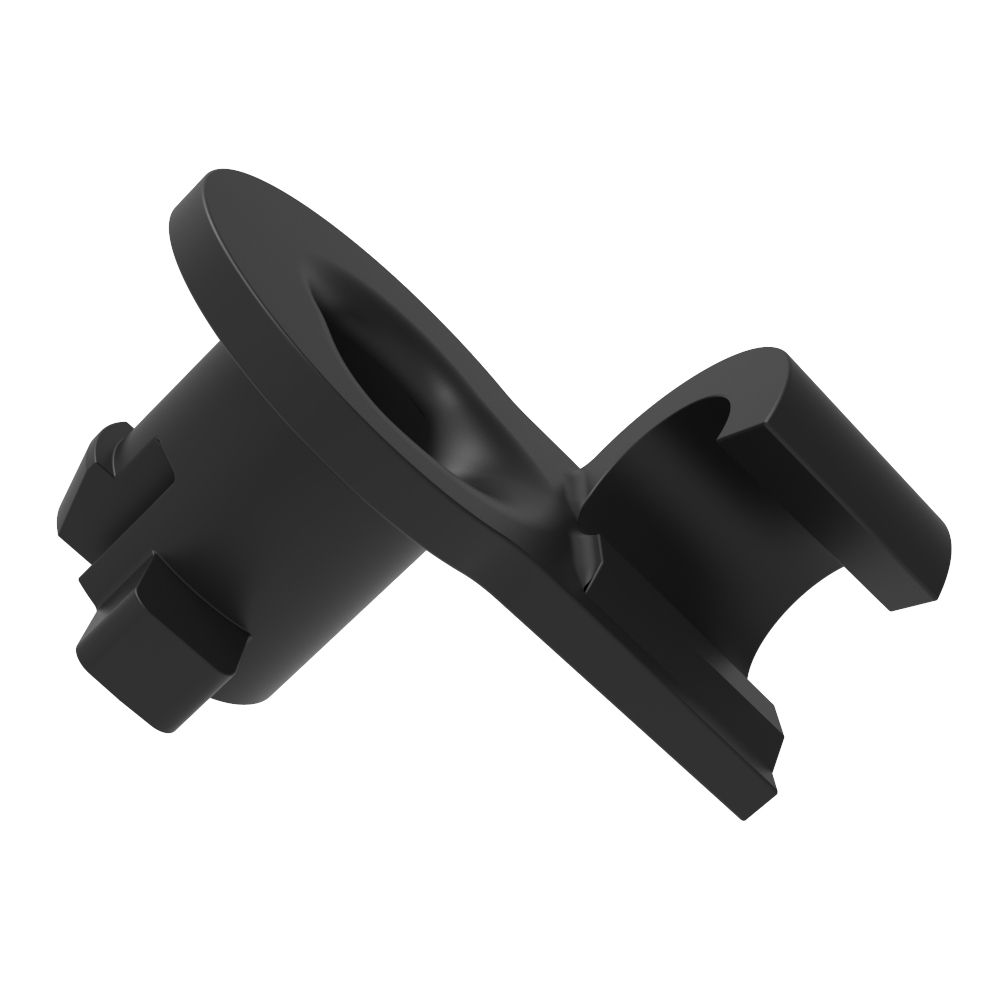 Southco Cable Retaining Clip, Fits R4-25 Latches, Acetal, Black