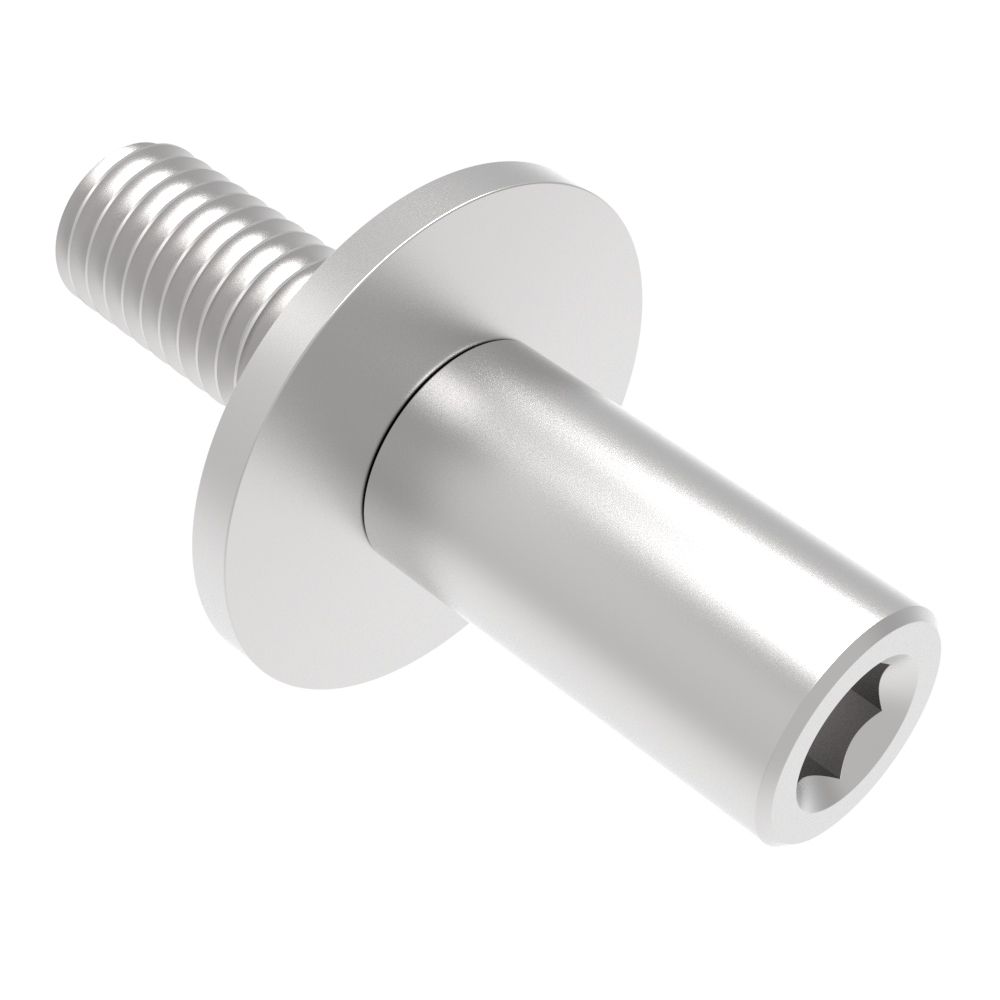 Southco Rotary Push-to-Close Latch, Striker Bolt, Stainless Steel, Passivated