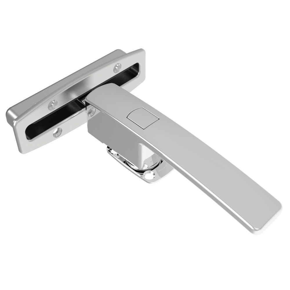 Southco Transom Door Latch, Large, Recessed Keeper