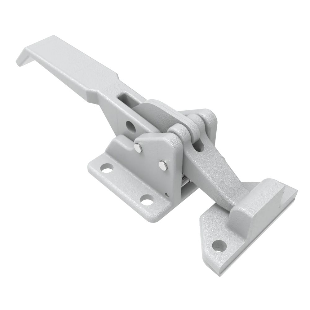 Southco Compression Latch, Over-Center Lever Latch, Pad Lockable, Standard Style Handle, Malleable Iron, Zinc Immersion Coating