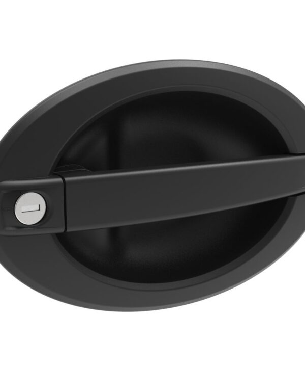 Southco Actuator, Single or Multi Point, With Cable Bracket, Flush Mount, Locking, Nylon, Black